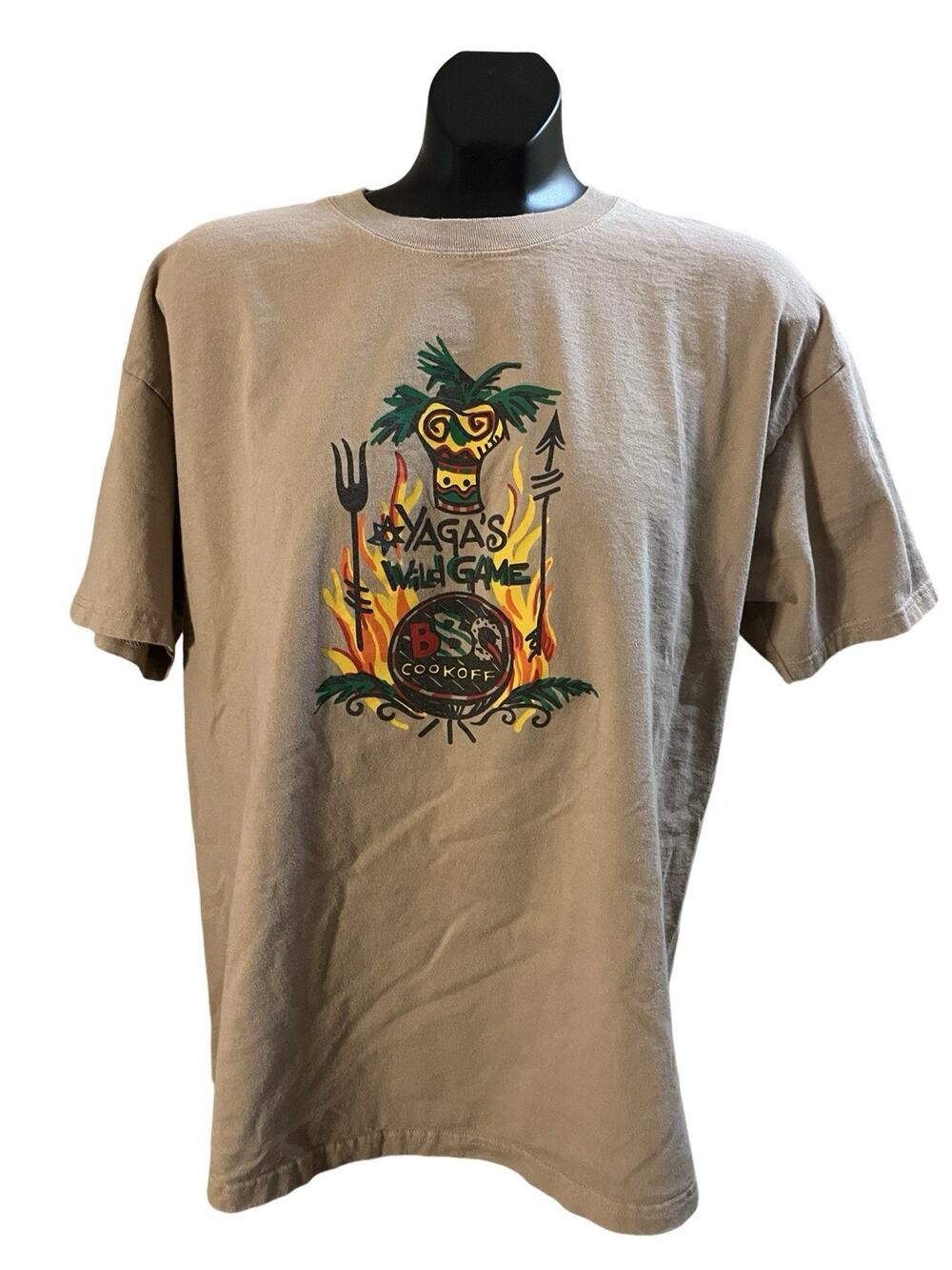 Yaga’s Wild Game BBQ Cook-Off T-Shirt – Size XL